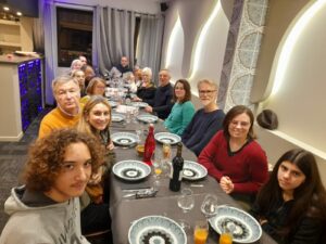 Repas de l’Aïkido Club Yonnais du 25 janvier 2025 aux Délices d’Agadir